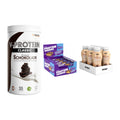 Schokolade Geschmacks-Trio: ProFuel + 3× Applied + 2× Weider PROTE – alle enthaltenen Artikel
