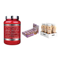 Schokolade Geschmacks-Trio: Scitec 100% + 3× INLEAD Wafer + 1 weitere – alle enthaltenen Artikel
