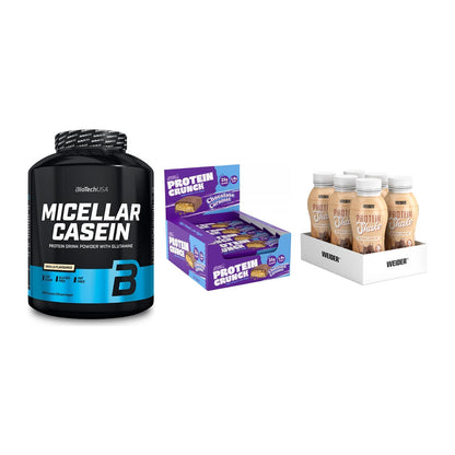 Schokolade Geschmacks-Trio: BioTech + 3× Applied + 2× Weider PROTE – alle enthaltenen Artikel