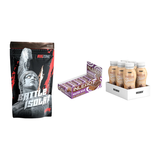 Schokolade Geschmacks-Trio: Big Zone + 3× INLEAD Wafer + 1 weitere – alle enthaltenen Artikel