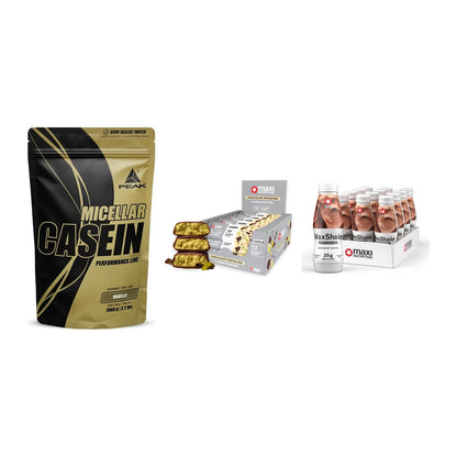 Schokolade Geschmacks-Trio: Peak Micellar Casein + 2 weitere – alle enthaltenen Artikel