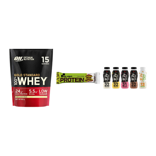 Schokolade Geschmacks-Trio: ON Whey Gold Standard + 2 weitere – alle enthaltenen Artikel