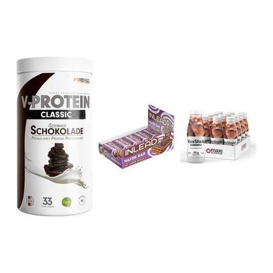 Schokolade Geschmacks-Trio: ProFuel VEGAN PROTEIN + 2 weitere – alle enthaltenen Artikel