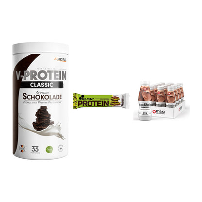 Schokolade Geschmacks-Trio: ProFuel VEGAN PROTEIN + 2 weitere – alle enthaltenen Artikel