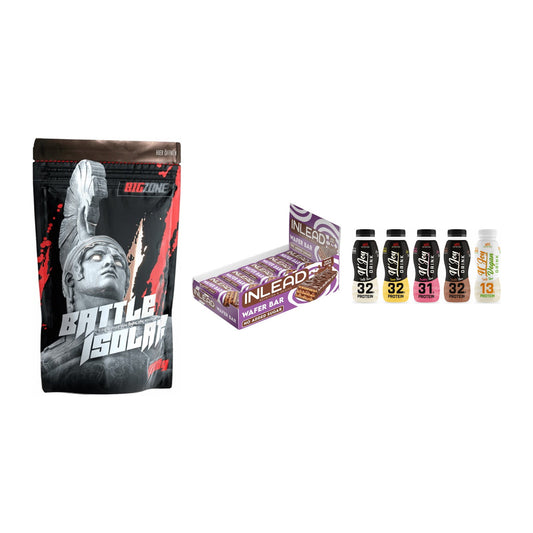 Schokolade Geschmacks-Trio: Big Zone + 3× INLEAD Wafer + 1 weitere – alle enthaltenen Artikel