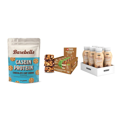 Schokolade Geschmacks-Trio: Barebells + 3× MaxiNutrition + 1 weitere – alle enthaltenen Artikel