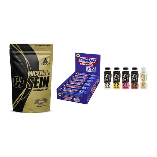 Schokolade Geschmacks-Trio: Peak Micellar Casein + 2 weitere – alle enthaltenen Artikel