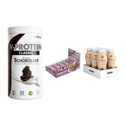Schokolade Geschmacks-Trio: ProFuel VEGAN PROTEIN + 2 weitere – alle enthaltenen Artikel