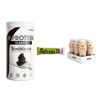 Schokolade Geschmacks-Trio: ProFuel VEGAN PROTEIN + 2 weitere – alle enthaltenen Artikel