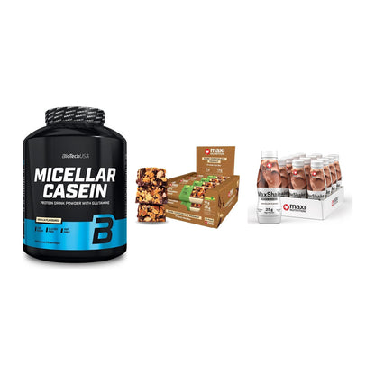 Schokolade Geschmacks-Trio: BioTech + 3× MaxiNutrition + 1 weitere – alle enthaltenen Artikel