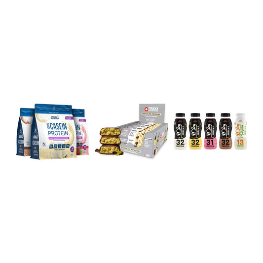 Schokolade Geschmacks-Trio: Applied + 3× MaxiNutrition + 1 weitere – alle enthaltenen Artikel
