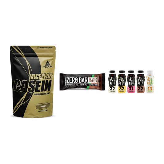 Schokolade Geschmacks-Trio: Peak Micellar Casein + 2 weitere – alle enthaltenen Artikel