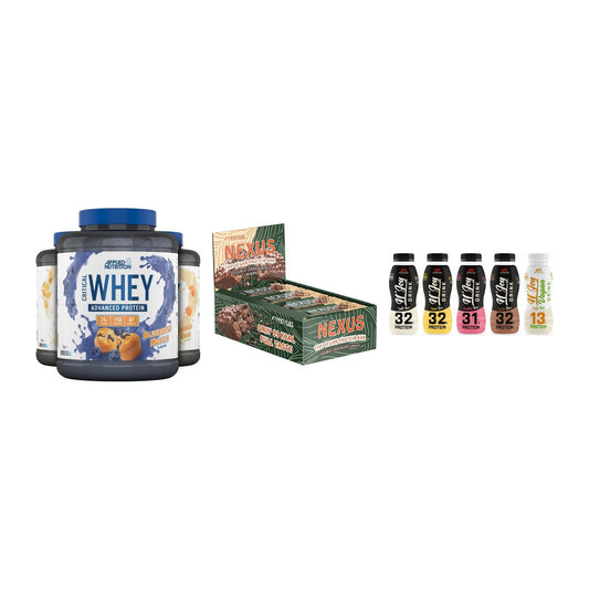 Schokolade Geschmacks-Trio: Applied + 3× ProFuel + 2× XXL Nutritio – alle enthaltenen Artikel