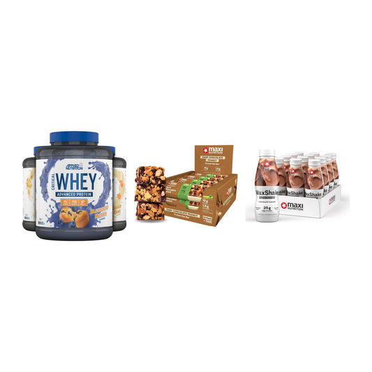 Schokolade Geschmacks-Trio: Applied + 3× MaxiNutrition + 1 weitere – alle enthaltenen Artikel