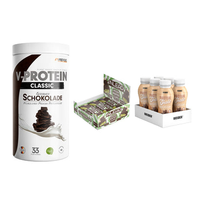 Schokolade Geschmacks-Trio: ProFuel VEGAN PROTEIN + 2 weitere – alle enthaltenen Artikel