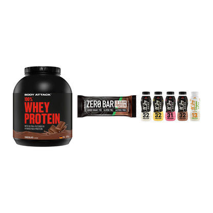 Schokolade Geschmacks-Trio: Body Attack + 3× BioTech Zero + 1 weitere – alle enthaltenen Artikel