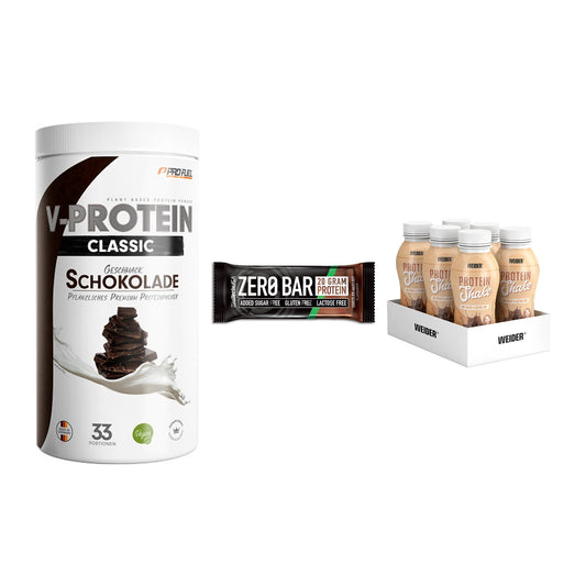Schokolade Geschmacks-Trio: ProFuel VEGAN PROTEIN + 2 weitere – alle enthaltenen Artikel