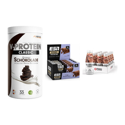 Schokolade Geschmacks-Trio: ProFuel VEGAN PROTEIN + 2 weitere – alle enthaltenen Artikel