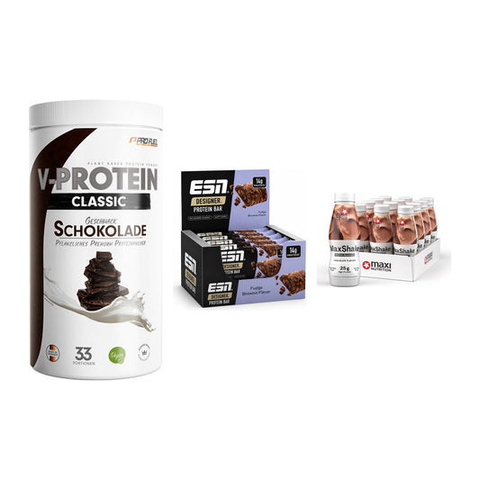 Schokolade Geschmacks-Trio: ProFuel VEGAN PROTEIN + 2 weitere – alle enthaltenen Artikel