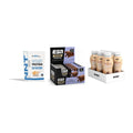 Schokolade Geschmacks-Trio: NNT Whey + 3× ESN Designer Bar + 1 weitere – alle enthaltenen Artikel