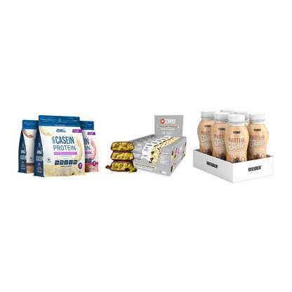 Schokolade Geschmacks-Trio: Applied + 3× MaxiNutrition + 1 weitere – alle enthaltenen Artikel
