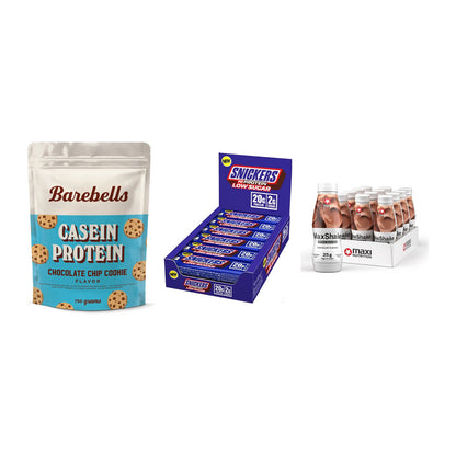 Schokolade Geschmacks-Trio: Barebells + 3× Snickers LOW + 1 weitere – alle enthaltenen Artikel