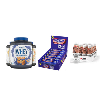 Schokolade Geschmacks-Trio: Applied + 3× Snickers LOW + 1 weitere – alle enthaltenen Artikel