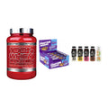Schokolade Geschmacks-Trio: Scitec 100% + 3× Applied + 2× XXL Nutritio – alle enthaltenen Artikel
