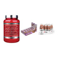 Schokolade Geschmacks-Trio: Scitec 100% + 3× INLEAD Wafer + 1 weitere – alle enthaltenen Artikel