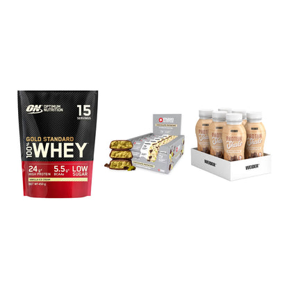 Schokolade Geschmacks-Trio: ON Whey Gold Standard + 2 weitere – alle enthaltenen Artikel