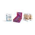 Schokolade Geschmacks-Trio: NNT Whey + 3× Snickers + 2× Weider PROTE – alle enthaltenen Artikel
