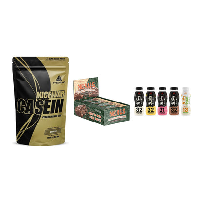 Schokolade Geschmacks-Trio: Peak Micellar Casein + 2 weitere – alle enthaltenen Artikel