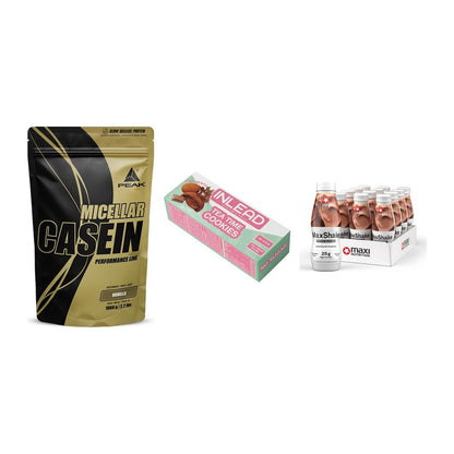 Schokolade Geschmacks-Trio: Peak Micellar + 3× INLEAD Tea + 1 weitere – alle enthaltenen Artikel