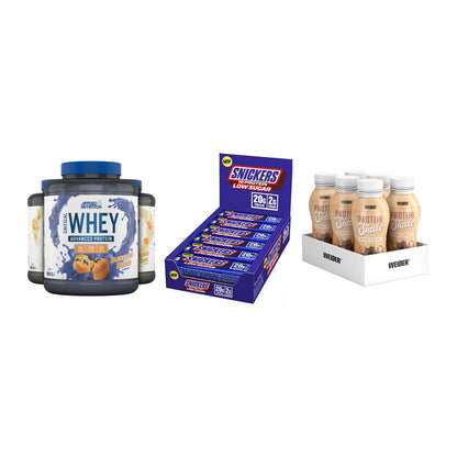 Schokolade Geschmacks-Trio: Applied + 3× Snickers LOW + 1 weitere – alle enthaltenen Artikel