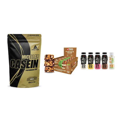 Schokolade Geschmacks-Trio: Peak Micellar Casein + 2 weitere – alle enthaltenen Artikel