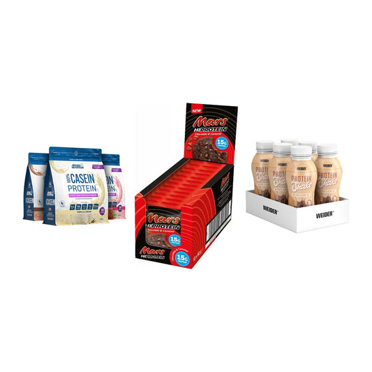 Schokolade Geschmacks-Trio: Applied + 3× Mars High + 2× Weider PROTE – alle enthaltenen Artikel