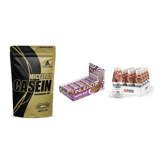 Schokolade Geschmacks-Trio: Peak Micellar Casein + 2 weitere – alle enthaltenen Artikel