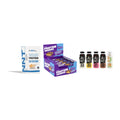 Schokolade Geschmacks-Trio: NNT Whey + 3× Applied + 2× XXL Nutritio – alle enthaltenen Artikel
