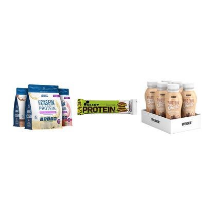 Schokolade Geschmacks-Trio: Applied + 3× Olimp Protein + 1 weitere – alle enthaltenen Artikel