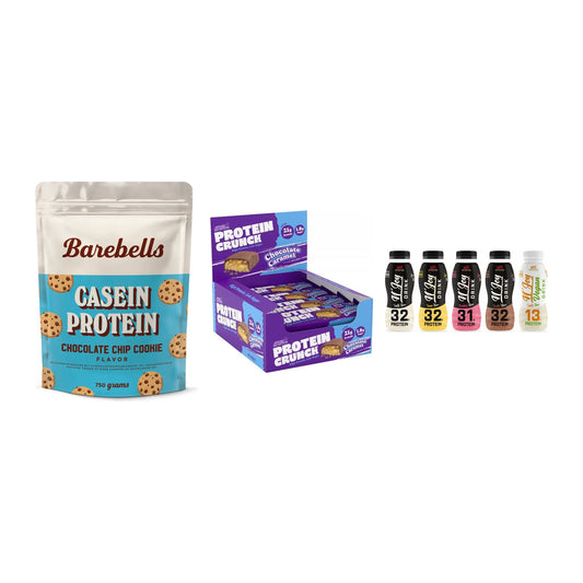 Schokolade Geschmacks-Trio: Barebells + 3× Applied + 2× XXL Nutritio – alle enthaltenen Artikel