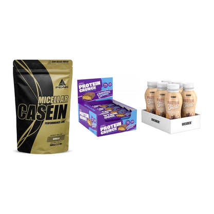 Schokolade Geschmacks-Trio: Peak Micellar + 3× Applied + 1 weitere – alle enthaltenen Artikel