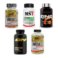 Gesundheits-Basisbox: MST Omega 3 + MST Vitamin D3 + 3 weitere – alle enthaltenen Artikel