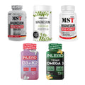 Gesundheits-Basisbox: MST Magnesium + Sinob Magnesium + 3 weitere – alle enthaltenen Artikel
