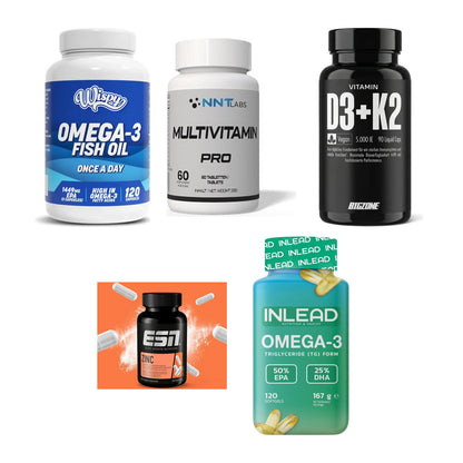 Gesundheits-Basisbox: Wispy Omega 3 + NNT Multivitamin + 3 weitere – alle enthaltenen Artikel