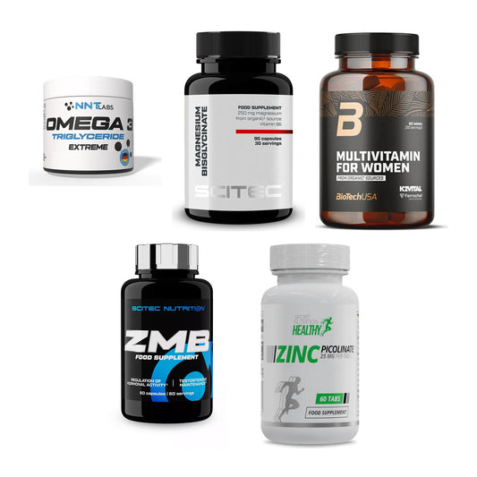 Gesundheits-Basisbox: NNT Omega 3 + Scitec Magnesium + 3 weitere – alle enthaltenen Artikel