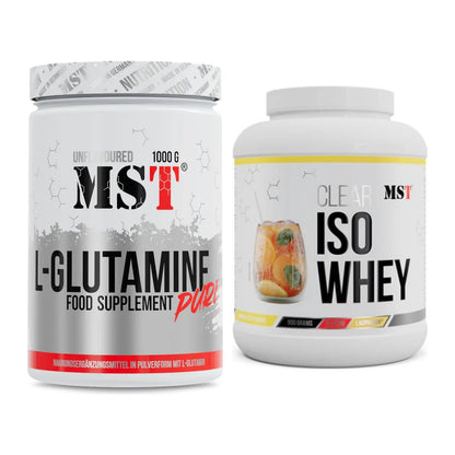 Regenerations-Duo: MST Glutamine + MST Iso Clear – alle enthaltenen Artikel