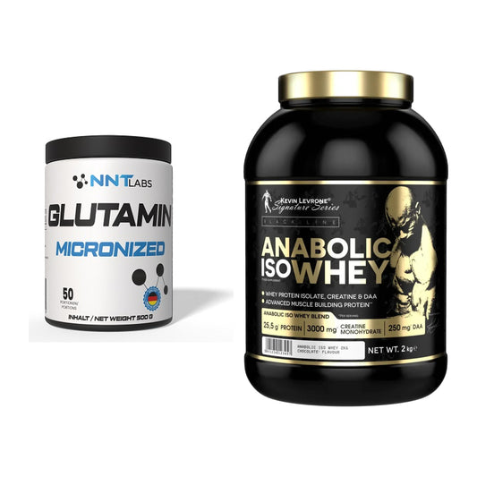 Regenerations-Duo: NNT Glutamin + Kevin Levrone Anabolic Iso Whey – alle enthaltenen Artikel