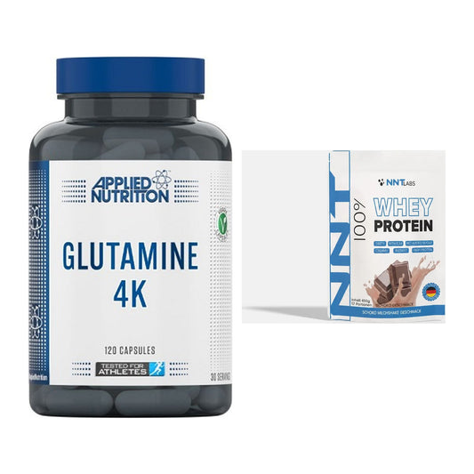 Regenerations-Duo: Applied Nutrition Glutamine 4K + NNT Whey – alle enthaltenen Artikel
