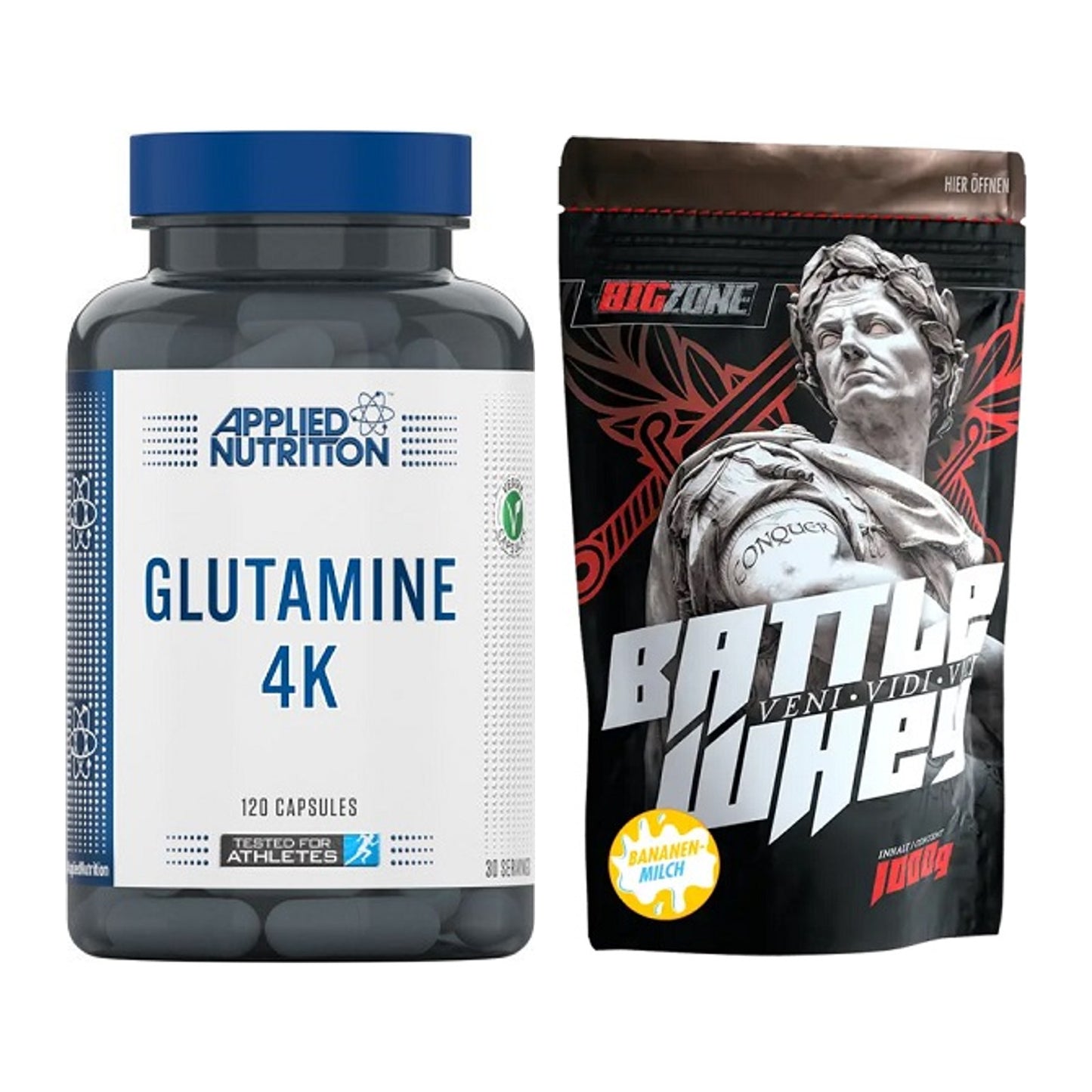 Regenerations-Duo: Applied Nutrition + Big Zone Battle Whey – alle enthaltenen Artikel
