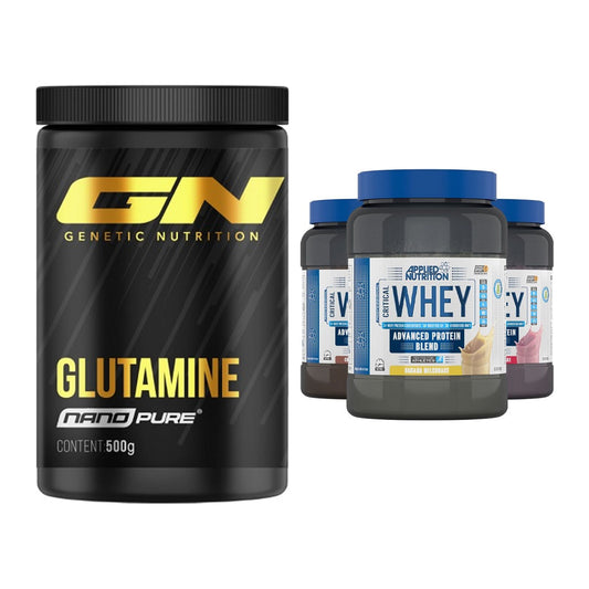 Regenerations-Duo: GN Nano Pure Glutamine + Applied Nutrition – alle enthaltenen Artikel